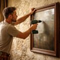 apprenez comment fixer solidement un cadre lourd sur un mur ancien en utilisant les bonnes techniques et outils pour assurer une installation sûre et durable.