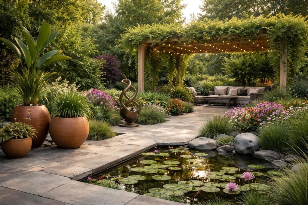 découvrez comment intégrer des éléments décoratifs extérieurs pour sublimer votre jardin et créer un espace extérieur harmonieux et accueillant.