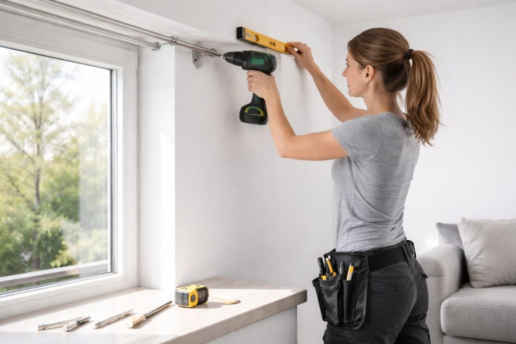 apprenez à installer une tringle à rideaux facilement et comme un professionnel grâce à notre guide étape par étape.