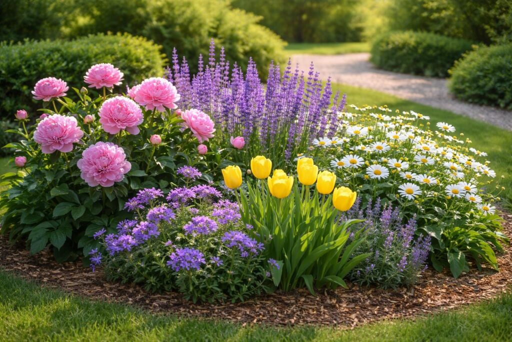 apprenez à créer un massif floral harmonieux avec des conseils pratiques pour choisir les plantes, organiser les couleurs et assurer un entretien facile tout au long de l'année.