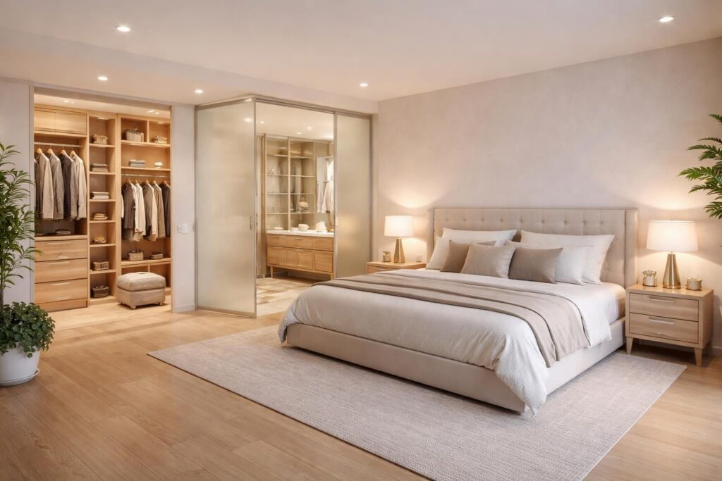 découvrez comment créer une suite parentale fonctionnelle alliant confort, praticité et design pour un espace de vie optimisé et harmonieux.