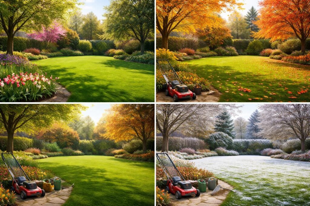 découvrez nos conseils pratiques pour entretenir une pelouse toute l’année et garder votre gazon vert, dense et en bonne santé saison après saison.