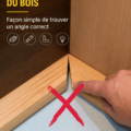 Un ébéniste travaillant soigneusement sur une pièce de bois avec des outils de mesure.
