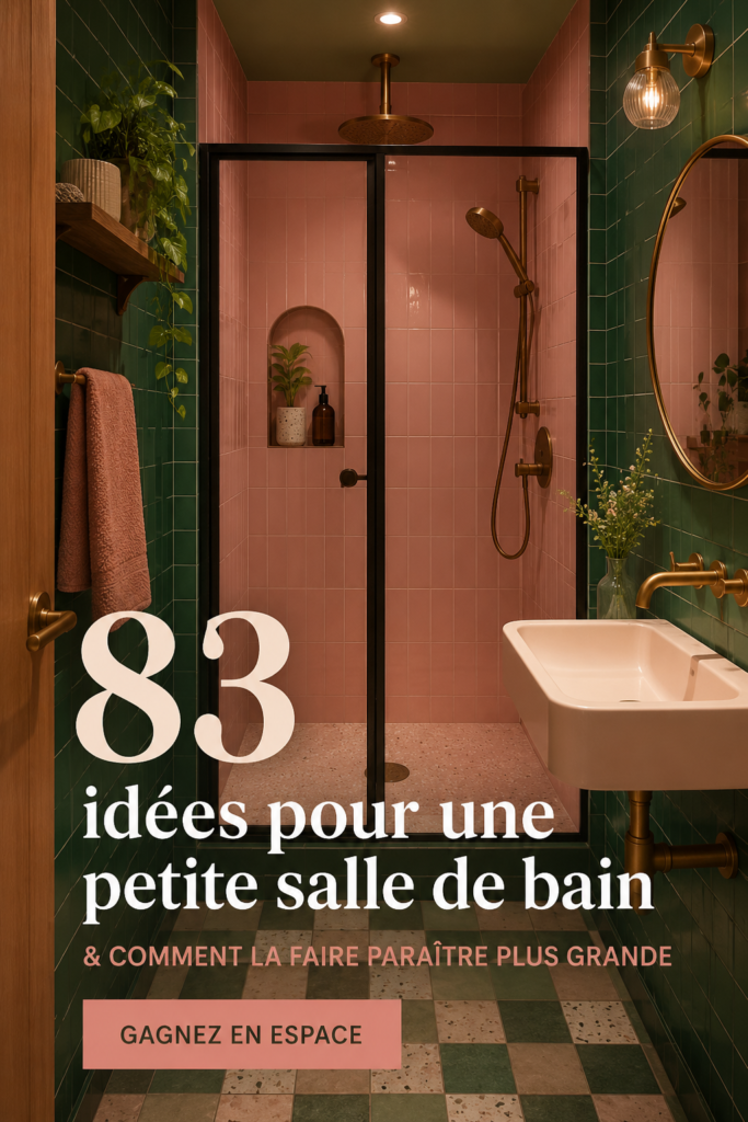 Petite salle de bain lumineuse avec des astuces de décoration pour optimiser l'espace.