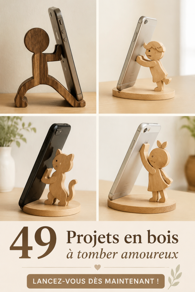 Une table en bois faite maison mettant en avant la menuiserie créative.
