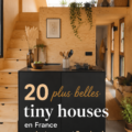 Un extérieur charmant d'une tiny house aux Pays-Bas, illustrant la beauté et l'originalité de l'habitat alternatif.
