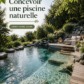 Une piscine naturelle et son aménagement paysager verdoyant