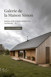 Vue extérieure de la Maison Simon, une galerie architecturale contemporaine