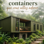 Maison conteneur moderne au design élégant