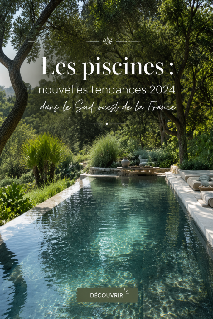 Tendances piscines 2024 avec des styles modernes et accueillants