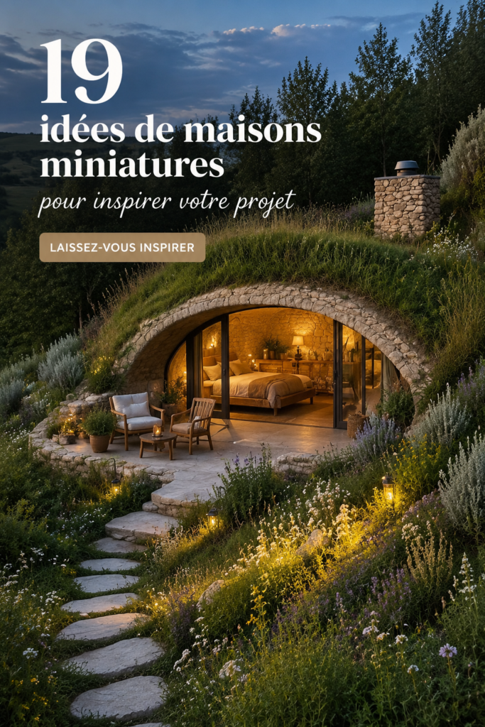 Exemple de tiny house moderne avec un design inspirant