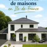 Photo d'une maison moderne construite en Ile-de-France