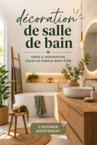 Salle de bain rénovée avec un décor chaleureux et apaisant.