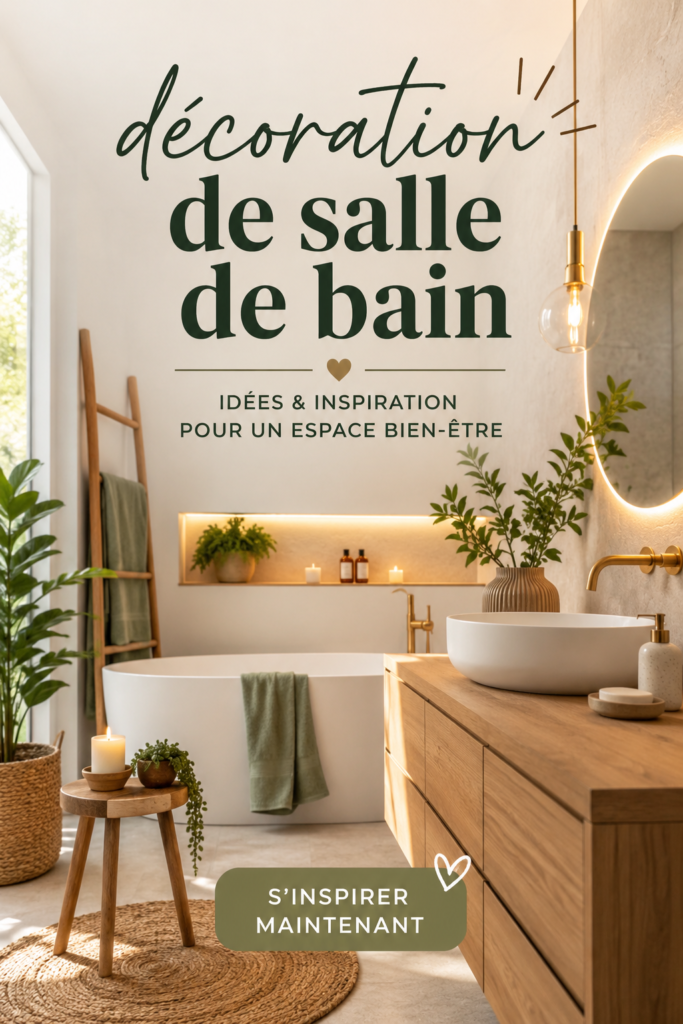 Salle de bain rénovée avec un décor chaleureux et apaisant.