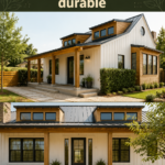 Intérieur d'une maison passive moderne avec des fenêtres éco-responsables.