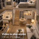 Design d'une maison moderne avec des lignes épurées et une décoration intérieure chic.