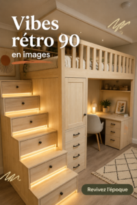 Image d'une vidéaste créant un contenu inspiré des années 90