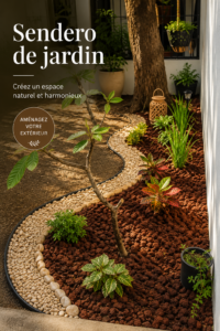 Aperçu d'un salon de jardin chaleureux et coloré