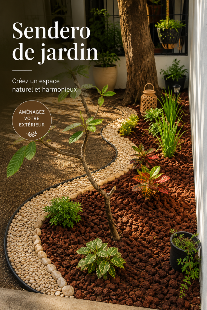 Aperçu d'un salon de jardin chaleureux et coloré