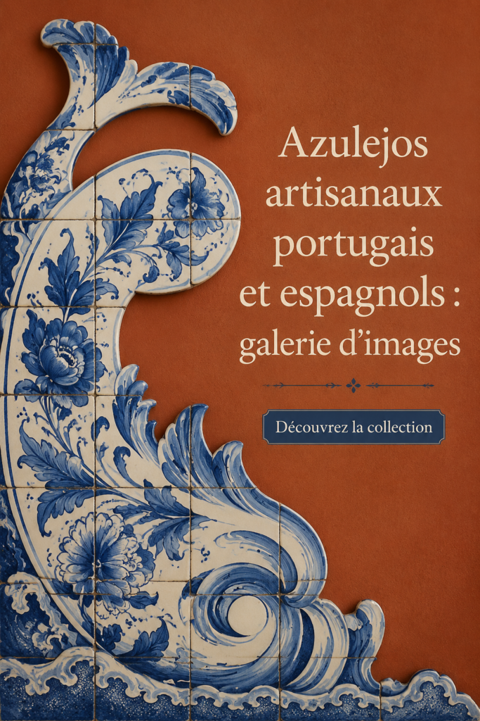 Salle de bain décorée avec des azulejos colorés