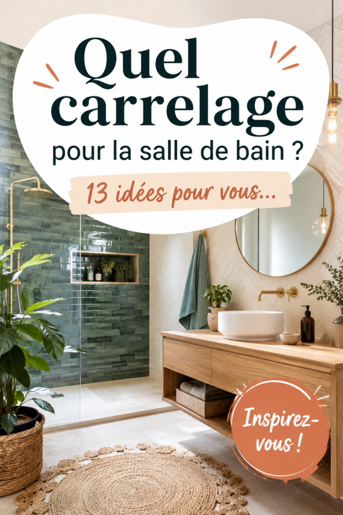 Exemple de salle de bain moderne avec carrelage élégant et fonctionnel.