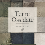 Salle de bain moderne avec carrelage Terre Ossidate