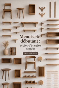 Etagère en bois personnalisée dans une salle de bain