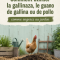 Sac de guano de poule pour enrichir le jardin