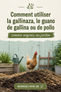 Sac de guano de poule pour enrichir le jardin