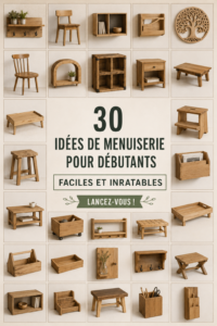 Idées de projets de menuiserie faciles pour personnaliser votre maison.