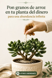 Plante de l'argent en pot sur une table, symbole de prospérité intérieure.