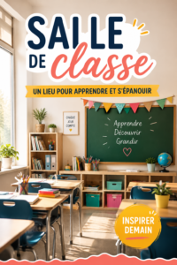 Salle de classe rénovée avec des meubles modernes et un espace d'apprentissage accueillant.