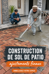 Un patio avec un sol en bois élégant et des meubles confortables