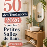 Petite salle de bain moderne avec des touches de design 2026