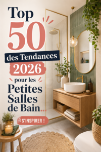 Petite salle de bain moderne avec des touches de design 2026