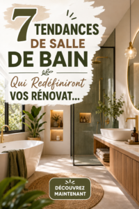 Une salle de bain moderne avec des tendances inspirantes