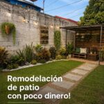 Un patio rénové avec des matériaux naturels et un aménagement cosy