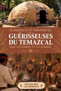 Femme détendue profitant d'une séance de temazcal dans une salle de bain zen