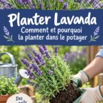 Plantation de lavande dans un jardin ensoleillé, mettant en valeur des fleurs violettes.