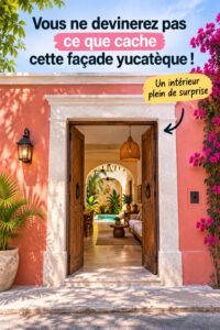 Façade typique avec détails architecturaux à rénover