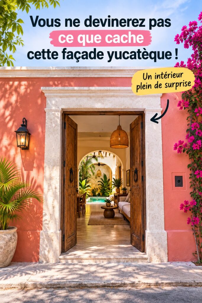 Façade typique avec détails architecturaux à rénover