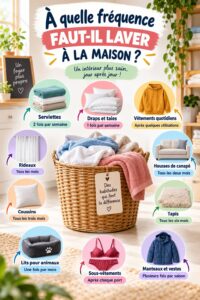 Salle de bain propre avec des produits de nettoyage à portée de main.