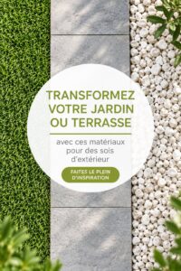 Terrasse moderne avec un revêtement en bois, idéale pour l'été.