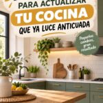 Cuisine moderne avec des couleurs contemporaines et un aménagement pratique