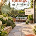 Jardin avec pavage moderne et dallage esthétique, un bel aménagement extérieur