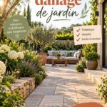 Jardin avec pavage moderne et dallage esthétique, un bel aménagement extérieur
