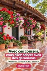 Salle de bain moderne décorée avec des plantes colorées et luxuriantes