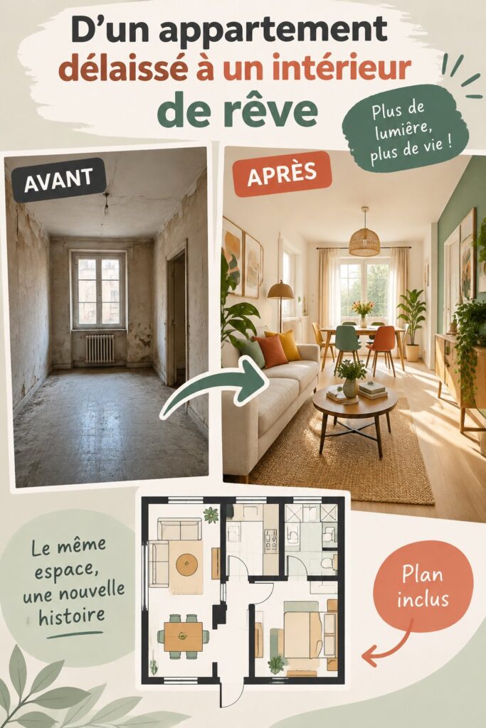Transformation d'une salle de bain avant et après rénovation moderne avec des touches de couleurs.