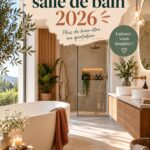 Salle de bain moderne avec des matériaux naturels et un design apaisant
