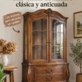 Vitrine en bois classique rénovée en style moderne